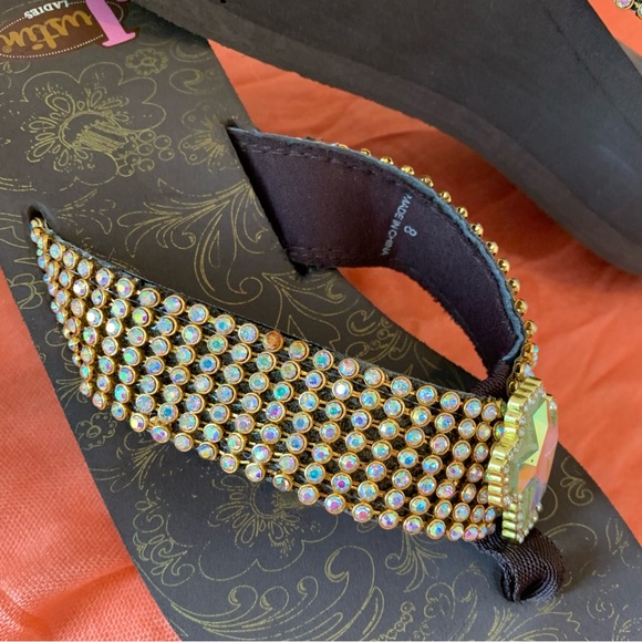 Justin Ladies Platform Flip Flop Sandals - Picture 13 of 14